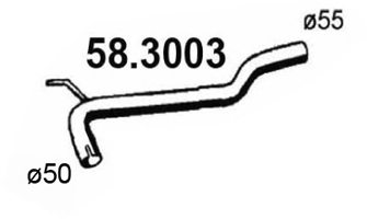 ASSO 58.3003 Exhaust Pipe